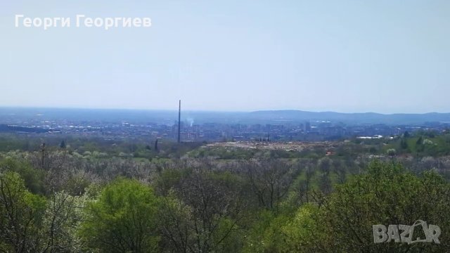 Парцел 2236 кв. м. с панорамен изглед към Стара Загора с ток и вода