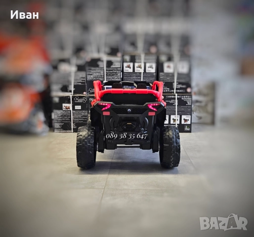 ТОП ЦЕНА!НОВО!Акумулаторен джип Kansas RED с 24V батерия,меки гуми,4x4, снимка 7 - Коли, камиони, мотори, писти - 51706943