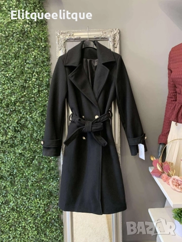 палто с колан, снимка 2 - Палта, манта - 52182844