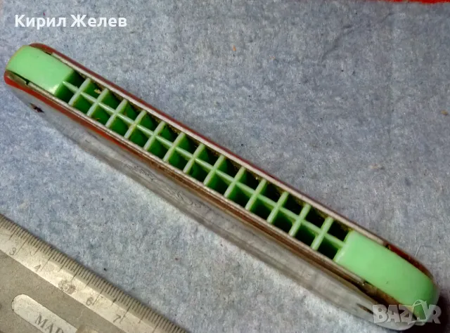 CAMPING MADE in POLAND MELODIA Стара КОЛЕКЦИОНЕРСКА РЯДЪК МОДЕЛ УСТНА ХАРМОНИКА 48341, снимка 3 - Антикварни и старинни предмети - 47607893
