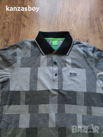 hugo boss green - страхотна мъжка тениска M, снимка 2 - Тениски - 51571044