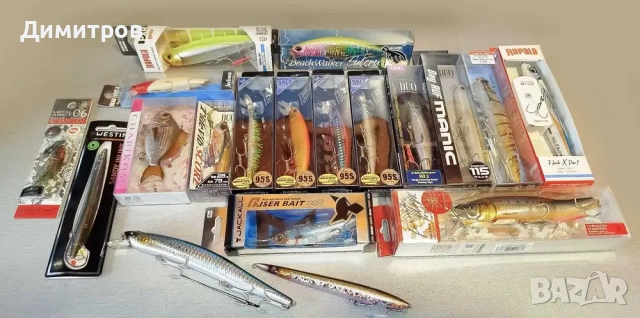 Продавам сет от морски воблери в топ състояние и супер цена