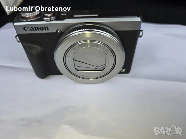Canon PowerShot G7 X Mark III Silver, снимка 3 - Фотоапарати - 53563960