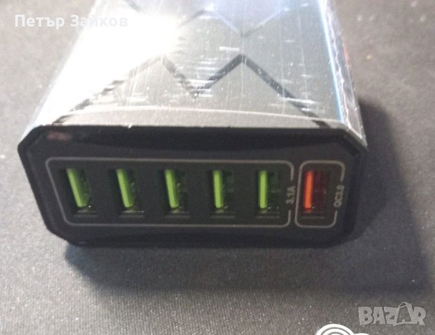 USB адаптер за бързо зареждане 6 в 1 EU щепсел ориг, снимка 4 - Друга електроника - 42968147