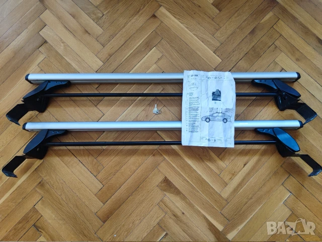 Алуминиеви напречни греди / багажник за Nissan Primera P12, снимка 2 - Аксесоари и консумативи - 51196222