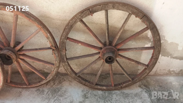 масивни колела от каруца - огромни , снимка 18 - Антикварни и старинни предмети - 50659952