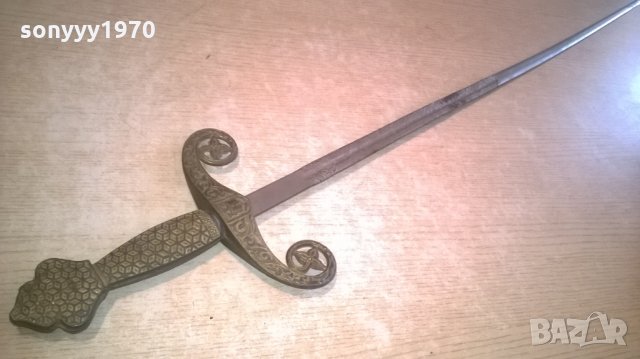 меч/сабя-ретро колекция-матал/мед/бронз-внос швеицария, снимка 8 - Колекции - 27494914