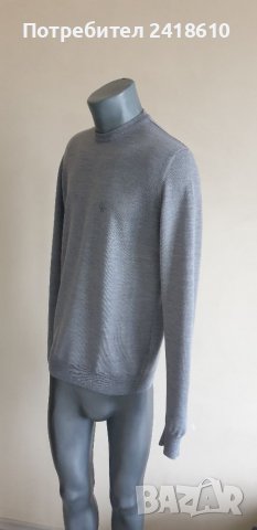 Armani Jeans AJ Wool Mens Size М ОРИГИНАЛ! Мъжки тънък Вълнен Пуловер!, снимка 9 - Пуловери - 39056072