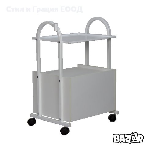 Количка за естетика - метална 1* - бяла 55 х 42,5 х 80,5 см, снимка 6 - Друго оборудване - 27951686