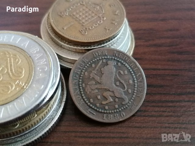 Монета - Нидерландия - 1 цент | 1880г., снимка 2 - Нумизматика и бонистика - 35602628