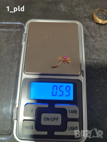 Златен пръстен и обица