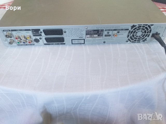 SONY DVD RECORDER HDD 160GB SONY RDR-HX650, снимка 10 - Плейъри, домашно кино, прожектори - 33673305