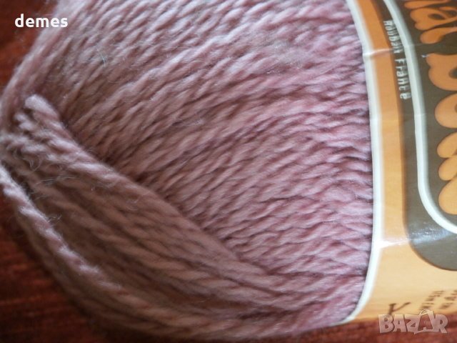 Кафява  френска прежда 100%вълна  CHAT BOTTE 50 грама, снимка 3 - Други - 27474978