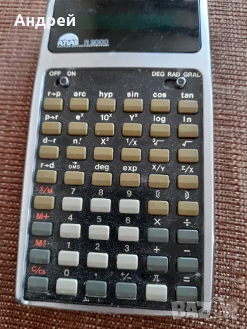 Стар калкулатор Atlas R2000, снимка 3 - Други ценни предмети - 47915428