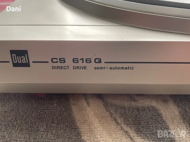 Грамофон Dual CS 616Q, снимка 3 - Грамофони - 49637581