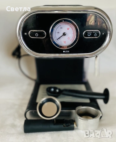 Кафе Машина, безупречна, за Еспресо/Капучино SilverCrest 1100W, € 57, снимка 2 - Кафемашини - 53498517