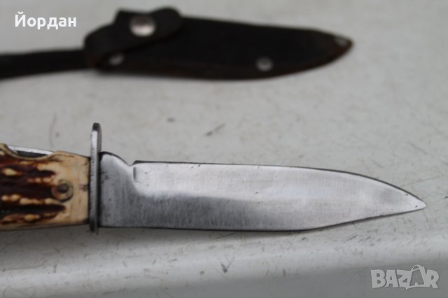 Немски ловен нож, снимка 7 - Антикварни и старинни предмети - 39189848