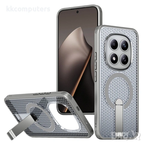 Магнитен калъф за Xiaomi Redmi Note 15 Pro+ 5G (Global) / Xiaomi Poco M8 Pro 5G с Мрежеста Текстура , снимка 3 - Калъфи, кейсове - 53285861