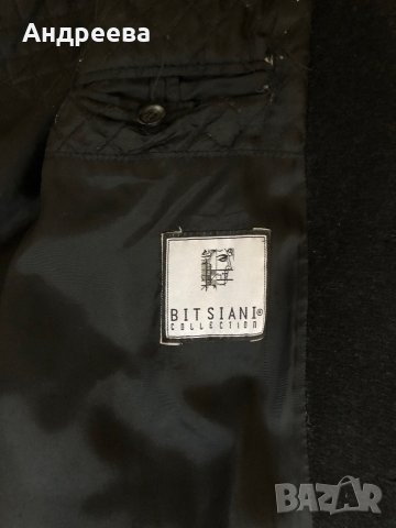 Мъжко палто , вълна и кашмир Bitsiani, снимка 4 - Палта - 43790075