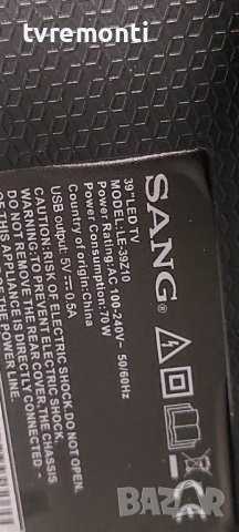 Основна платка, TP.S506.PB802,  for SANG LE-39Z10 DISPLAY CX390DLEDM, снимка 7 - Части и Платки - 38300999