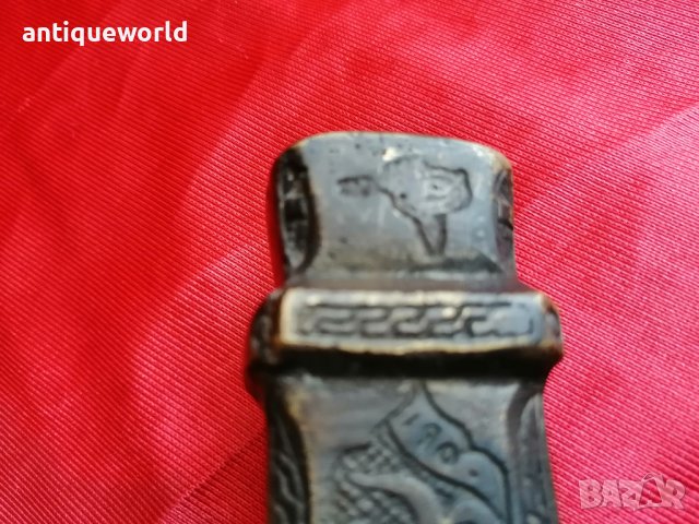 Стар ОСМАНСКИ Девит , Дивит , Мастилница с ТУГРА, снимка 6 - Антикварни и старинни предмети - 37310956