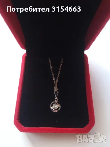 Колие с кристал , снимка 4 - Колиета, медальони, синджири - 50072914