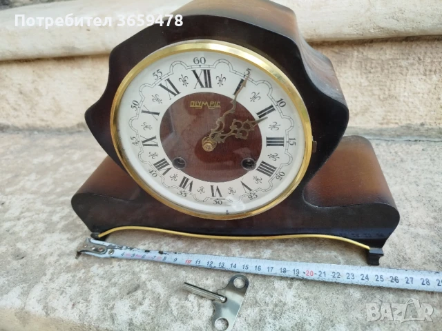 Стар каминен часовник, снимка 6 - Антикварни и старинни предмети - 51396980