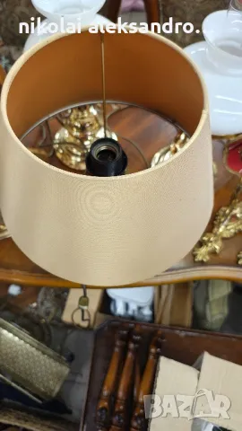 нощна лампа месинг, снимка 2 - Антикварни и старинни предмети - 49640904
