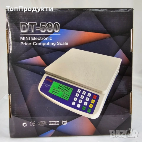 Мини електрическа везна 30 кг DT-580, снимка 7 - Електронни везни - 53147798