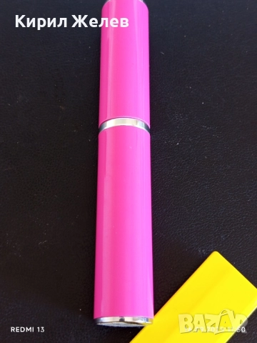 Розов флакон метален за парфюми, тоалетна вода 49513