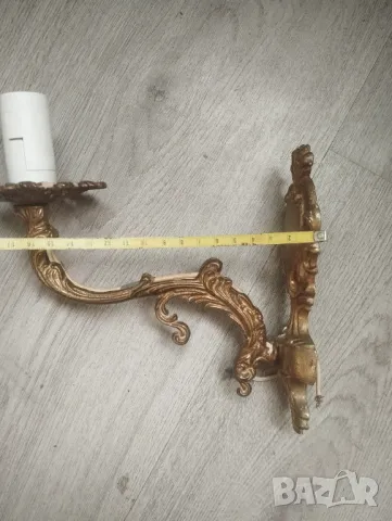 бароков аплик за стена, снимка 3 - Лампи за стена - 47562781