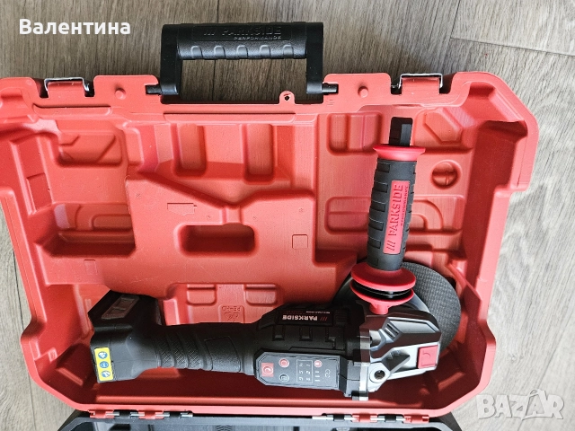 Акумулаторен ъглошлайф Parkside PWSAP F6.БЕЗ БАТЕРИЯ И ЗАРЯДНО !, снимка 8 - Ъглошлайфи - 52964370