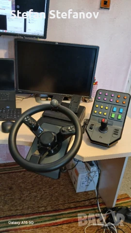 Logitech Saitek G Heavy Equipment волан компект за farming simulator Play Station компютър камион