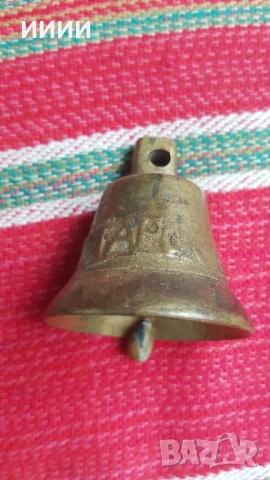 Бронзова камбанка звънец Старо Оряхово, снимка 3 - Антикварни и старинни предмети - 52128617