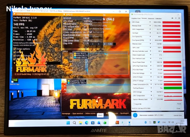 PC intel core i5 10400 4.30 Ghz | RTX 2060 6GB | 16GB RAM | 1TB SSD + 1TB HDD |BT + WiFi |Windows 11, снимка 9 - Геймърски - 53285892