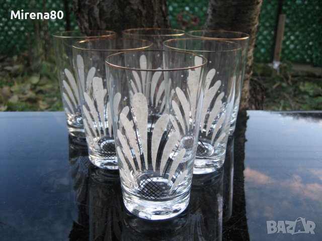 Водни кристални чаши СИП - нови !, снимка 1 - Сервизи - 43553194