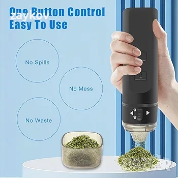 Електрическа мелачка за билки – Мини USB акумулаторна мелачка, снимка 3 - Друга електроника - 53327180