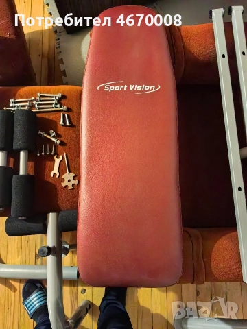 Лежанка 3 в 1 на Sport Vision , снимка 3 - Фитнес уреди - 52669576