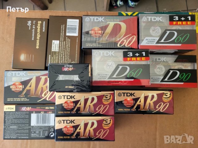 Нови аудиокасети TDK AR90 ,D60 и D90