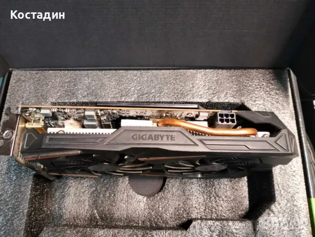 Gigabyte-1060-6gb, снимка 4 - Видеокарти - 48497329