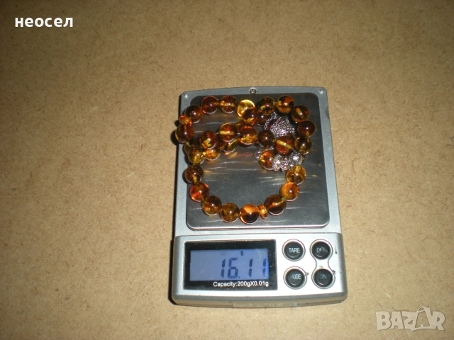 Кехлибарена броеница от балтийски кехлибар, снимка 6 - Други - 49611052