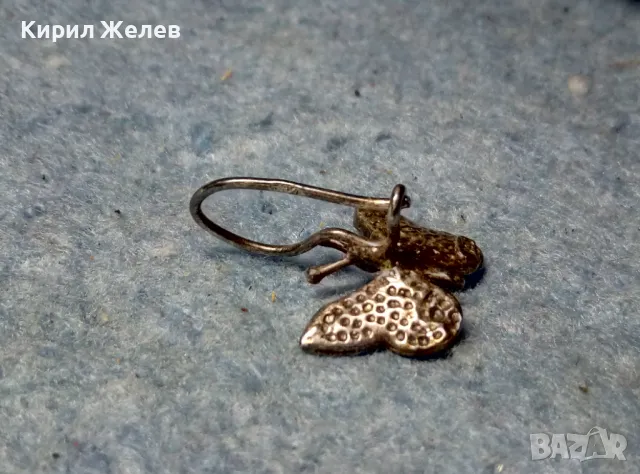 ПРЕКРАСНА ФИГУРАЛНА ЕМАЙЛИРАНА СРЕБЪРНА ОБЕЦА ПЕПЕРУДА СРЕБРО 925 ФИНА РЪЧНА АРТ ИЗРАБОТКА 49615, снимка 4 - Обеци - 49071106