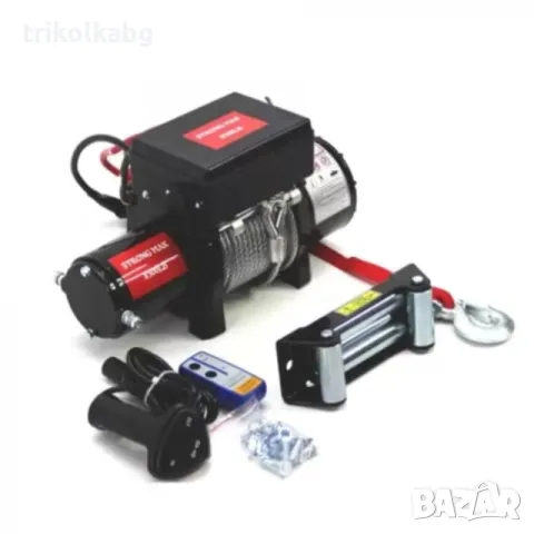 Електрическа Лебедка Strong За Джипове 12V – 4136 Кг.

, снимка 2 - Аксесоари и консумативи - 48214026