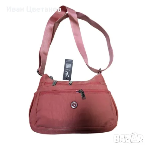 Многофункционална дамска чанта с регулируема дръжка и практични джобове, снимка 5 - Чанти - 50330364