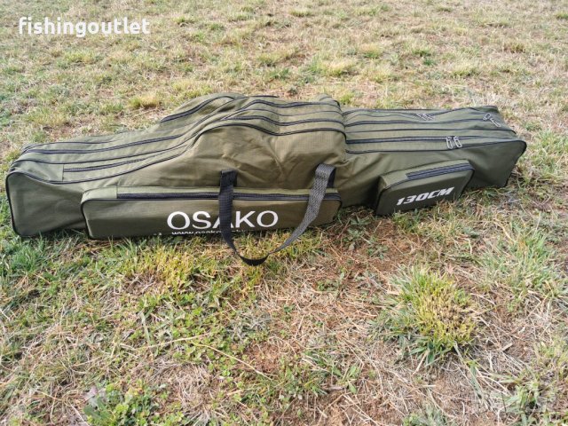 Рибарски троен калъф подходящ за макари с размер до 14000/ 130 и 150см, снимка 3 - Такъми - 39845162