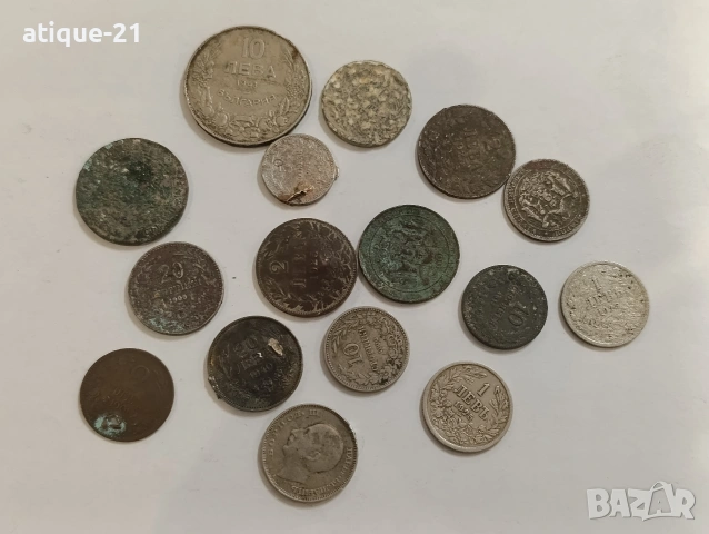 Лот стари български монети 