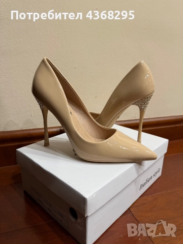 Дамски обувки висок ток Shoe Aquarium бежови