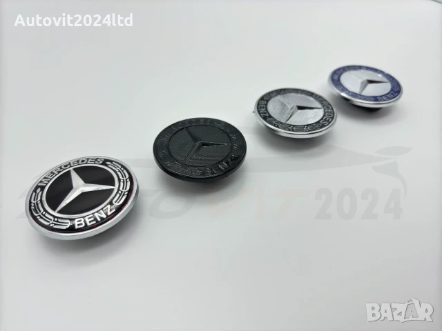Предна емблема / тапа за преден капак Mercedes-Benz Мерцедес 57мм, снимка 2 - Аксесоари и консумативи - 50741017