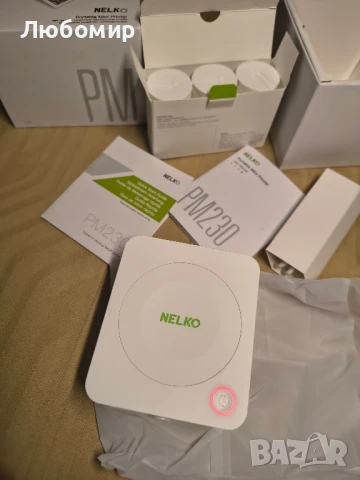 Принтер за стикери Nelko, PM230 Print Pod Mini Bluetooth преносим принтер за стикери с 3 ролки , снимка 3 - Принтери, копири, скенери - 50925938