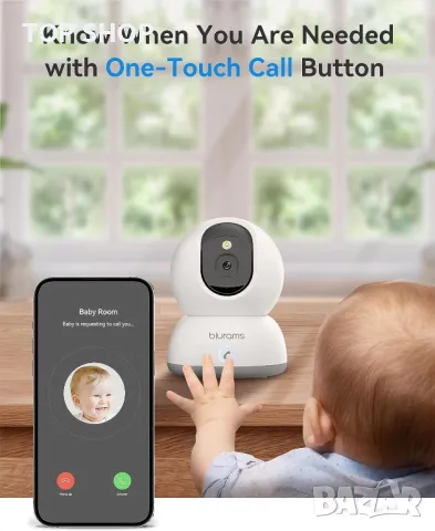 Камера blurams LUMI сприложение за телефонни разговори, 2K, снимка 3 - IP камери - 48501223